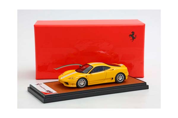 FERRARI 360 CHALLENGE STRADALE GIALLO MODENA WITH ITALIAN STRIPE / ФЕРРАРИ 360 КХАЛЛЕНГЕ СТРАДАЛЕ ИТАЛИАН ПОЛОСА 1:43 ЖЕЛТЫЙ — фото 7