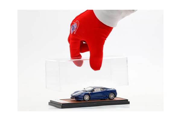FERRARI 360 CHALLENGE STRADALE BLU TOUR DE FRANCE WITH ITALIAN STRIPE / ФЕРРАРИ 360 КХАЛЛЕНГЕ СТРАДАЛЕ ТУР ДЕ ФРАНС ИТАЛИАН ПОЛОСА 1:43 СИНИЙ — фото 2