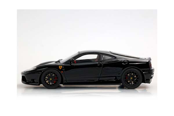 FERRARI 360 CHALLENGE STRADALE NERO DS WITH ITALIAN STRIPE / ФЕРРАРИ 360 КХАЛЛЕНГЕ СТРАДАЛЕ ДС ИТАЛИАН ПОЛОСА 1:43 ЧЕРНЫЙ — фото 5