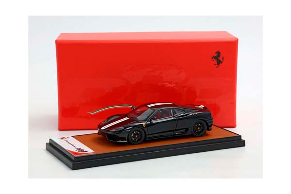 FERRARI 360 CHALLENGE STRADALE NERO DS WITH ITALIAN STRIPE / ФЕРРАРИ 360 КХАЛЛЕНГЕ СТРАДАЛЕ ДС ИТАЛИАН ПОЛОСА 1:43 ЧЕРНЫЙ — фото 7
