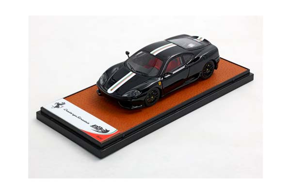 FERRARI 360 CHALLENGE STRADALE NERO DS WITH ITALIAN STRIPE / ФЕРРАРИ 360 КХАЛЛЕНГЕ СТРАДАЛЕ ДС ИТАЛИАН ПОЛОСА 1:43 ЧЕРНЫЙ