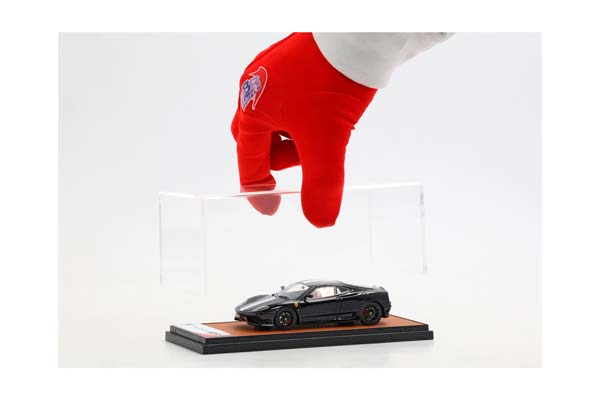 FERRARI 360 CHALLENGE STRADALE NERO DS WITH ITALIAN STRIPE / ФЕРРАРИ 360 КХАЛЛЕНГЕ СТРАДАЛЕ ДС ИТАЛИАН ПОЛОСА 1:43 ЧЕРНЫЙ — фото 2