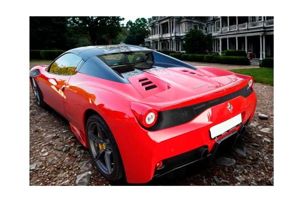 FERRARI 458 SPECIALE A SPIDER ROSSO CORSA AND BLACK ROLL BAR / ФЕРРАРИ 458 СПЕКИАЛЕ А СПАЙДЕР РОЛЛ БАР 1:43 КРАСНЫЙ — фото 2