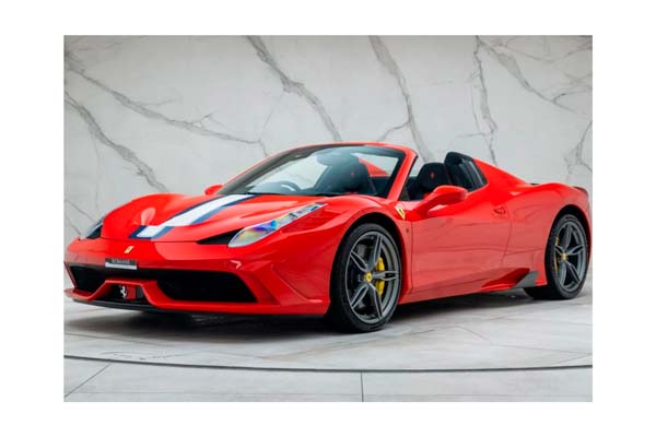 FERRARI 458 SPECIALE A SPIDER ROSSO CORSA WITH BLACK INTERIORS / ФЕРРАРИ 458 СПЕКИАЛЕ А СПАЙДЕР ИНТЕРИОРС 1:43 КРАСНЫЙ
