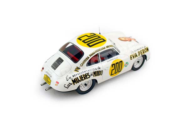 PORSCHE 356A - 4TH CARRERA PANAMERICANA 1954 EVA PERON CAR N200 / ПОРШЕ 356А 1954 1:18 — фото 2