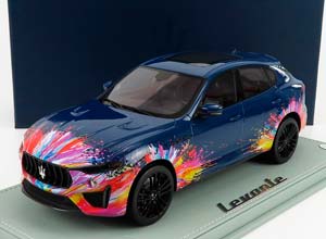 MASERATI LEVANTE TROFEO 2021 - FUORISERIE EDITION - CON VETRINA - WITH SHOWCASE, BLUE