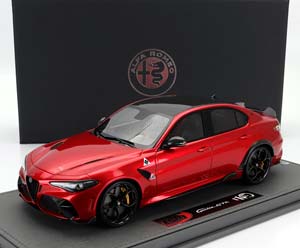 ALFA ROMEO GIULIA GTA (2020) - CON VETRINA - WITH SHOWCASE, ROSSO GTA - RED MET