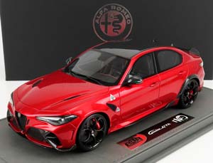 ALFA ROMEO GIULIA GTA (2020) - CON VETRINA - WITH SHOWCASE, ROSSO GTA - RED MET