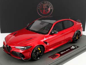ALFA ROMEO GIULIA GTA (2020) - CON VETRINA - WITH SHOWCASE, ROSSO GTA - RED MET