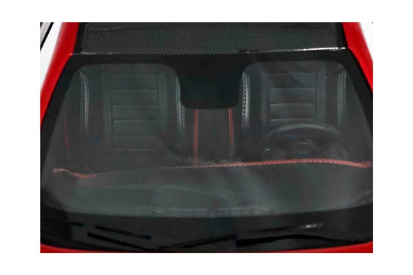 ALFA ROMEO GIULIA GTA ROSSO GTA WITH LOGO ALFA ROMEO AND REAR SPOILER / АЛЬФА РОМЕО ДЖУЛИЯ ГТА ГТА ЛОГО АЛЬФА РОМЕО РЕАР СПОИЛЕР 1:18 КРАСНЫЙ — фото 6