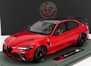 ALFA ROMEO GIULIA GTAM 2020 - CON VETRINA - WITH SHOWCASE, ROSSO GTA - RED MET
