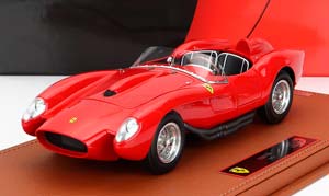 FERRARI 250TR TESTAROSSA SPIDER (1957) - CON VETRINA - WITH SHOWCASE, RED