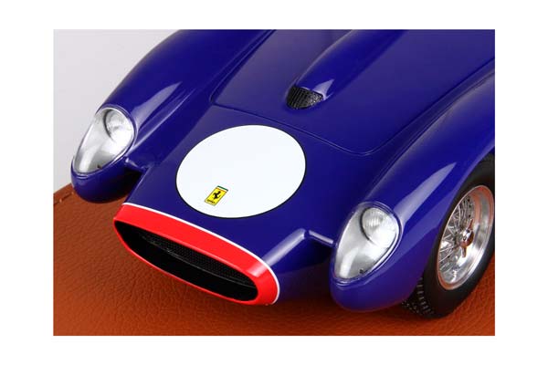 FERRARI 250 TESTAROSSA 1957 BLUE / ФЕРРАРИ 250 ТЕСТАРОССА 1957 1:18 СИНИЙ — фото 5