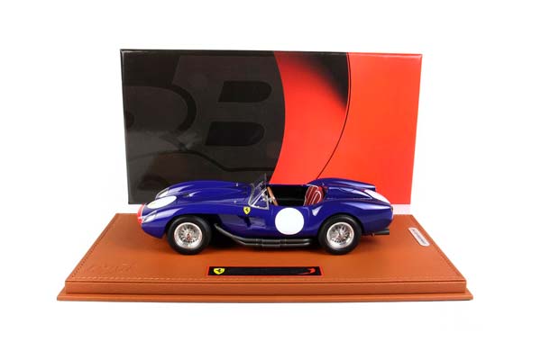 FERRARI 250 TESTAROSSA 1957 BLUE / ФЕРРАРИ 250 ТЕСТАРОССА 1957 1:18 СИНИЙ — фото 7
