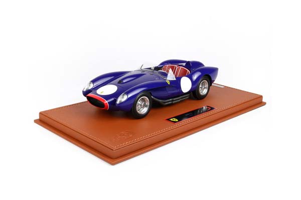 FERRARI 250 TESTAROSSA 1957 BLUE / ФЕРРАРИ 250 ТЕСТАРОССА 1957 1:18 СИНИЙ — фото 1