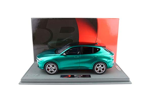 ALFA ROMEO TONALE TRIBUTO PLUG-IN HYBRID GREEN MONTREAL / АЛЬФА РОМЕО ТОНАЛЕ ТРИБУТО ПЛУГ-ИН ХИБРИД МОНТРЕАЛ 1:18 ЗЕЛЕНЫЙ — фото 6