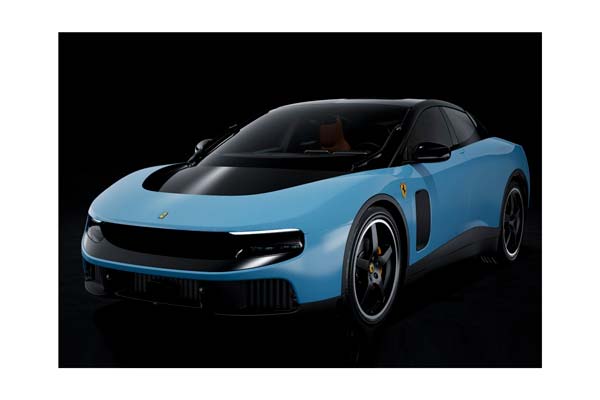 FERRARI LUCE PANORAMIC ROOF AZZURRO LA PLATA / ФЕРРАРИ ЛУКЕ ПАНОРАМНАЯ КРЫША ЛА ПЛАТА 1:18 ГОЛУБОЙ