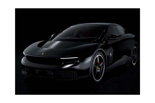 FERRARI LUCE PANORAMIC ROOF NERO LUCIDO / ФЕРРАРИ ЛУКЕ ПАНОРАМНАЯ КРЫША ЛУКИДО 1:18 ЧЕРНЫЙ