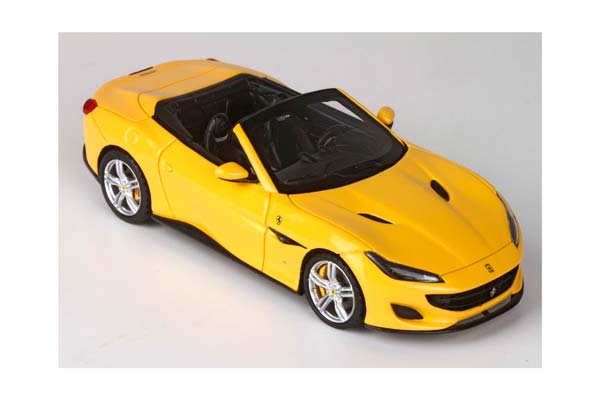 FERRARI PORTOFINO SPIDER VERSION YELLOW MODENA 4305 / ФЕРРАРИ ПОРТОФИНО СПАЙДЕР ВЕРСИОН 4305 1:43 ЖЕЛТЫЙ — фото 5