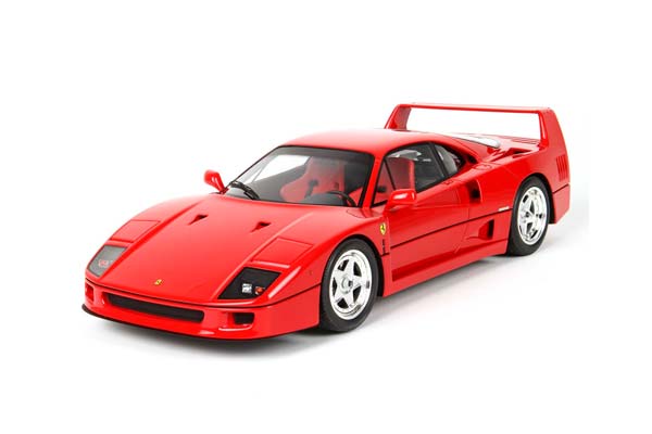 FERRARI F40 1987 ROSSO CORSA 322 - RED SEATS / ФЕРРАРИ Ф40 1987 322 1:43 КРАСНЫЙ