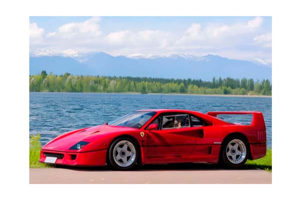 FERRARI F40 1987 ROSSO CORSA 322 - EX NIGEL MANSELL / ФЕРРАРИ Ф40 1987 322 1:43 КРАСНЫЙ
