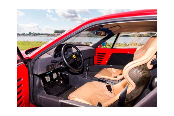 FERRARI F40 1987 ROSSO CORSA 322 - EX NIGEL MANSELL / ФЕРРАРИ Ф40 1987 322 1:43 КРАСНЫЙ — фото 2