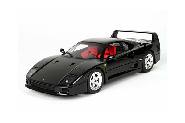 FERRARI F40 1987 BLACK - RED SEATS / ФЕРРАРИ Ф40 1987 1:43 КРАСНЫЙ