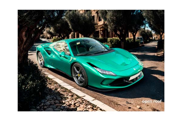 FERRARI F8 TRIBUTO SPIDER GREEN JEWEL / ФЕРРАРИ Ф8 ТРИБУТО СПАЙДЕР ДЖЕВЕЛ 1:43 ЗЕЛЕНЫЙ