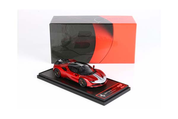 FERRARI SF90 STRADALE PACK FIORANO RED FIRE / ФЕРРАРИ СФ90 СТРАДАЛЕ ПАКК ФИРЕ 1:43 КРАСНЫЙ — фото 3