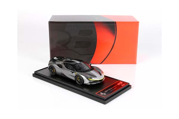 FERRARI SF90 STRADALE PACK FIORANO METALLIC IRON GREY / ФЕРРАРИ СФ90 СТРАДАЛЕ ПАКК МЕТАЛЛИК ИРОН 1:43 СЕРЫЙ — фото 3