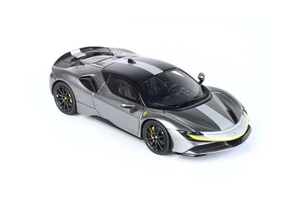 FERRARI SF90 STRADALE PACK FIORANO METALLIC IRON GREY / ФЕРРАРИ СФ90 СТРАДАЛЕ ПАКК МЕТАЛЛИК ИРОН 1:43 СЕРЫЙ — фото 5