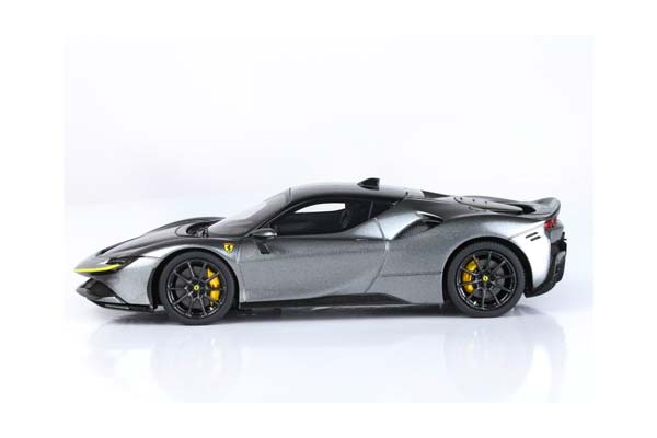 FERRARI SF90 STRADALE PACK FIORANO METALLIC IRON GREY / ФЕРРАРИ СФ90 СТРАДАЛЕ ПАКК МЕТАЛЛИК ИРОН 1:43 СЕРЫЙ — фото 6