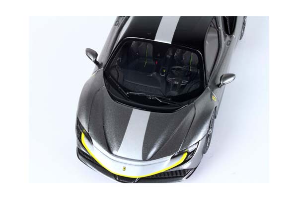 FERRARI SF90 STRADALE PACK FIORANO METALLIC IRON GREY / ФЕРРАРИ СФ90 СТРАДАЛЕ ПАКК МЕТАЛЛИК ИРОН 1:43 СЕРЫЙ — фото 9