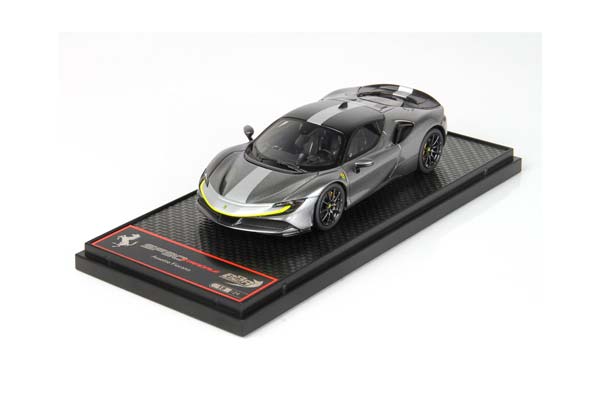 FERRARI SF90 STRADALE PACK FIORANO METALLIC IRON GREY / ФЕРРАРИ СФ90 СТРАДАЛЕ ПАКК МЕТАЛЛИК ИРОН 1:43 СЕРЫЙ