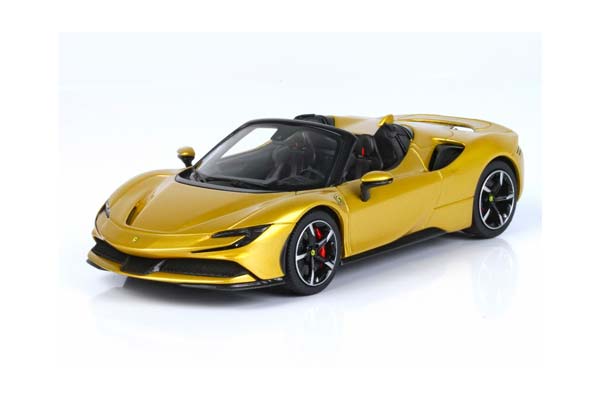 FERRARI SF90 SPIDER YELLOW MONTECARLO / ФЕРРАРИ СФ90 СПАЙДЕР МОНТЕКАРЛО 1:43 ЖЕЛТЫЙ — фото 3