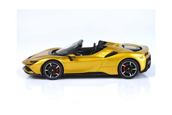 FERRARI SF90 SPIDER YELLOW MONTECARLO / ФЕРРАРИ СФ90 СПАЙДЕР МОНТЕКАРЛО 1:43 ЖЕЛТЫЙ — фото 5