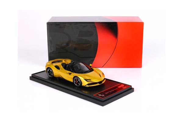 FERRARI SF90 SPIDER YELLOW MONTECARLO / ФЕРРАРИ СФ90 СПАЙДЕР МОНТЕКАРЛО 1:43 ЖЕЛТЫЙ — фото 7