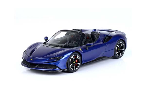 FERRARI SF90 SPIDER BLU ELETTRICO METAL / ФЕРРАРИ СФ90 СПАЙДЕР ЕЛЕТТРИКО МЕТАЛ 1:43 СИНИЙ — фото 3