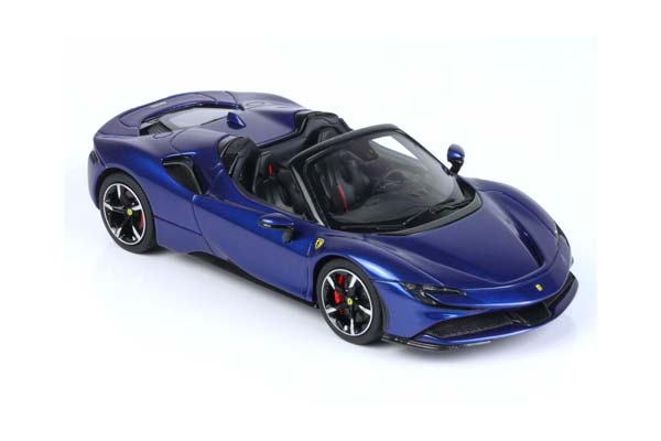 FERRARI SF90 SPIDER BLU ELETTRICO METAL / ФЕРРАРИ СФ90 СПАЙДЕР ЕЛЕТТРИКО МЕТАЛ 1:43 СИНИЙ — фото 4
