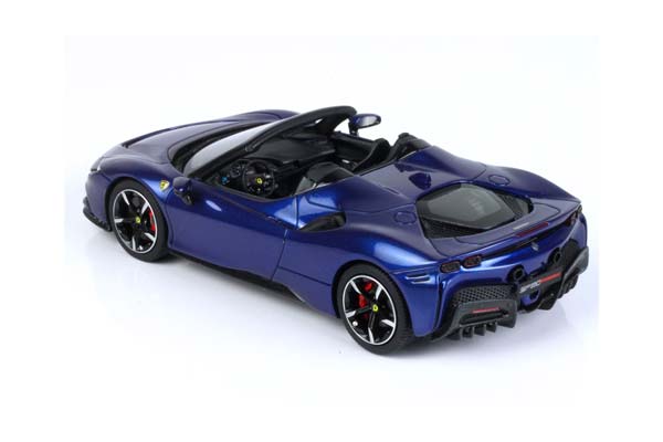 FERRARI SF90 SPIDER BLU ELETTRICO METAL / ФЕРРАРИ СФ90 СПАЙДЕР ЕЛЕТТРИКО МЕТАЛ 1:43 СИНИЙ — фото 6