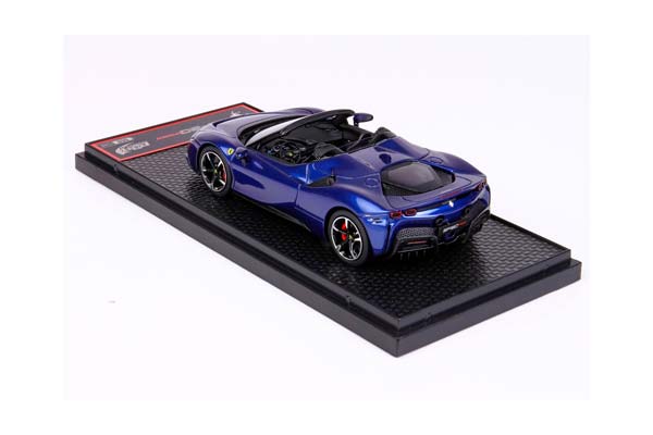 FERRARI SF90 SPIDER BLU ELETTRICO METAL / ФЕРРАРИ СФ90 СПАЙДЕР ЕЛЕТТРИКО МЕТАЛ 1:43 СИНИЙ — фото 2
