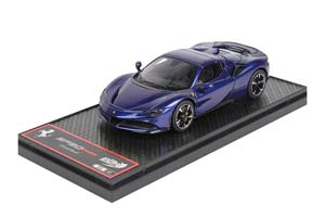 FERRARI SF90 STRADALE HYBRID SPIDER 1000HP CLOSED ROOF (2020), BLU ELETTRICO - BLUE MET
