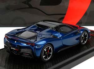 FERRARI SF90 STRADALE HYBRID SPIDER 1000HP CLOSED ROOF (2020), BLU ELETTRICO - BLUE MET — фото 2