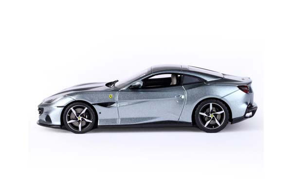 FERRARI PORTOFINO M SPIDER CLOSED ROOF TITANIUM GREY METAL / ФЕРРАРИ ПОРТОФИНО М СПАЙДЕР ЗАКРЫТАЯ КРЫША МЕТАЛ 1:43 СЕРЫЙ — фото 6