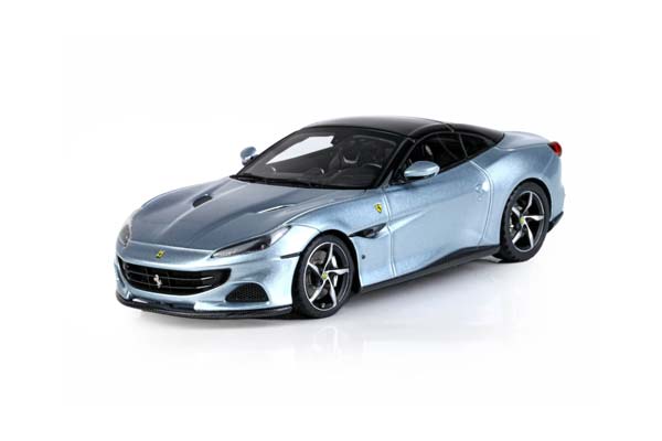 FERRARI PORTOFINO M SPIDER CLOSED ROOF GRIGIO ALLOY / ФЕРРАРИ ПОРТОФИНО М СПАЙДЕР ЗАКРЫТАЯ КРЫША 1:43 СЕРЫЙ — фото 6