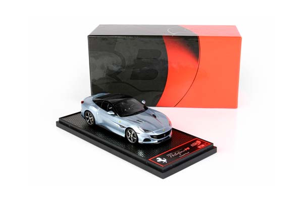 FERRARI PORTOFINO M SPIDER CLOSED ROOF GRIGIO ALLOY / ФЕРРАРИ ПОРТОФИНО М СПАЙДЕР ЗАКРЫТАЯ КРЫША 1:43 СЕРЫЙ — фото 7