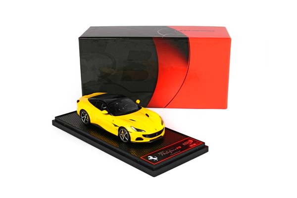 FERRARI PORTOFINO M SPIDER CLOSED ROOF GIALLO MODENA / ФЕРРАРИ ПОРТОФИНО М СПАЙДЕР ЗАКРЫТАЯ КРЫША 1:43 ЖЕЛТЫЙ — фото 3