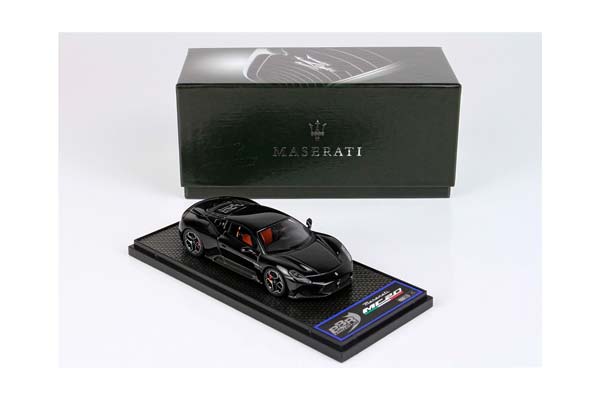 MASERATI MC20 2020 NERO ENIGMA / МАЗЕРАТИ МС20 2020 ЕНИГМА 1:43 ЧЕРНЫЙ — фото 3