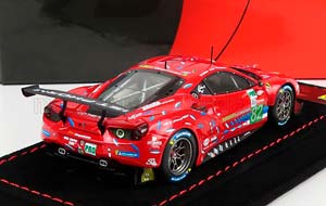 FERRARI 488 GTE EVO 3.9L TURBO V8 TEAM RISI N 82 LMGTE PRO CLASS 24H LE MANS (2020) S.BOURDAIS - J.GOUNON - O.PLA, RED — фото 2