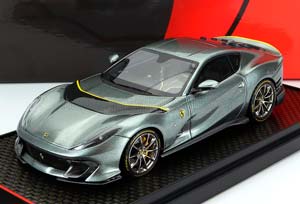 FERRARI 812 COMPETIZIONE (2021), GRIGIO COBURN - YELLOW GREY MET